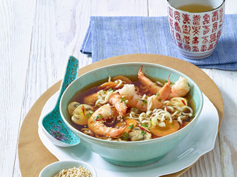 chinesische garnelensuppe