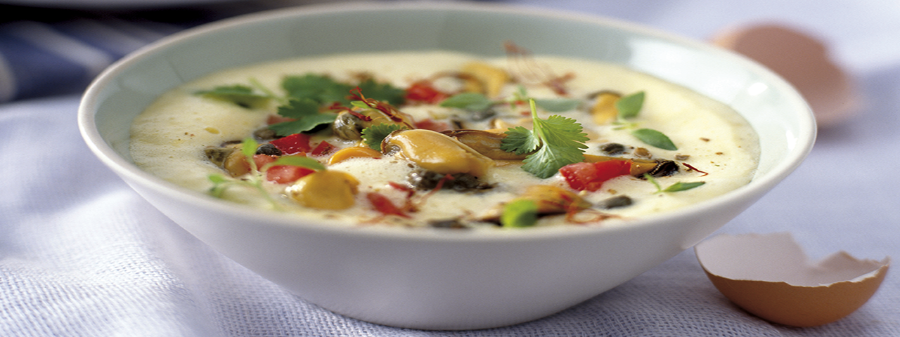 Feine Muschel Suppe