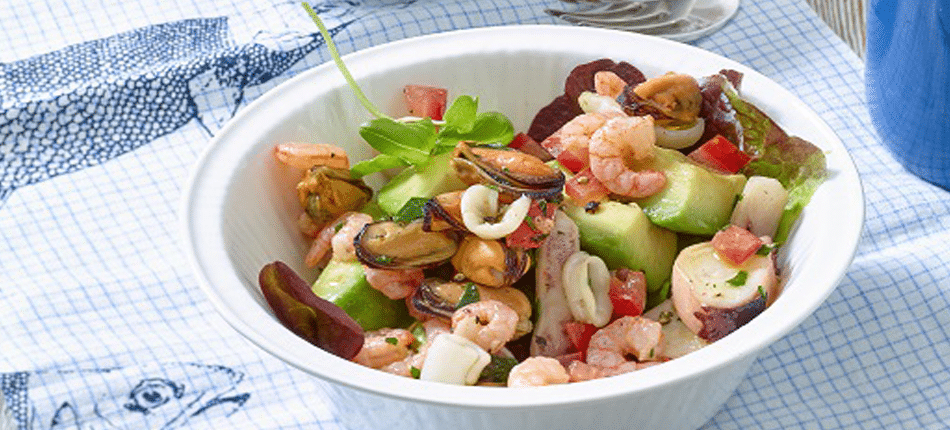 Leichter Frutti di Mare Salat