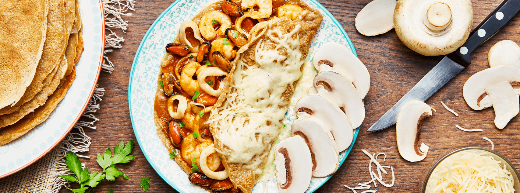 Frutti di Mare Pfannkuchen