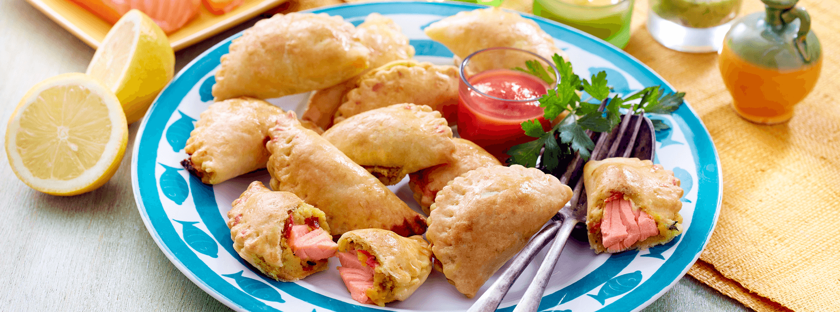 Lachs-Empanadas