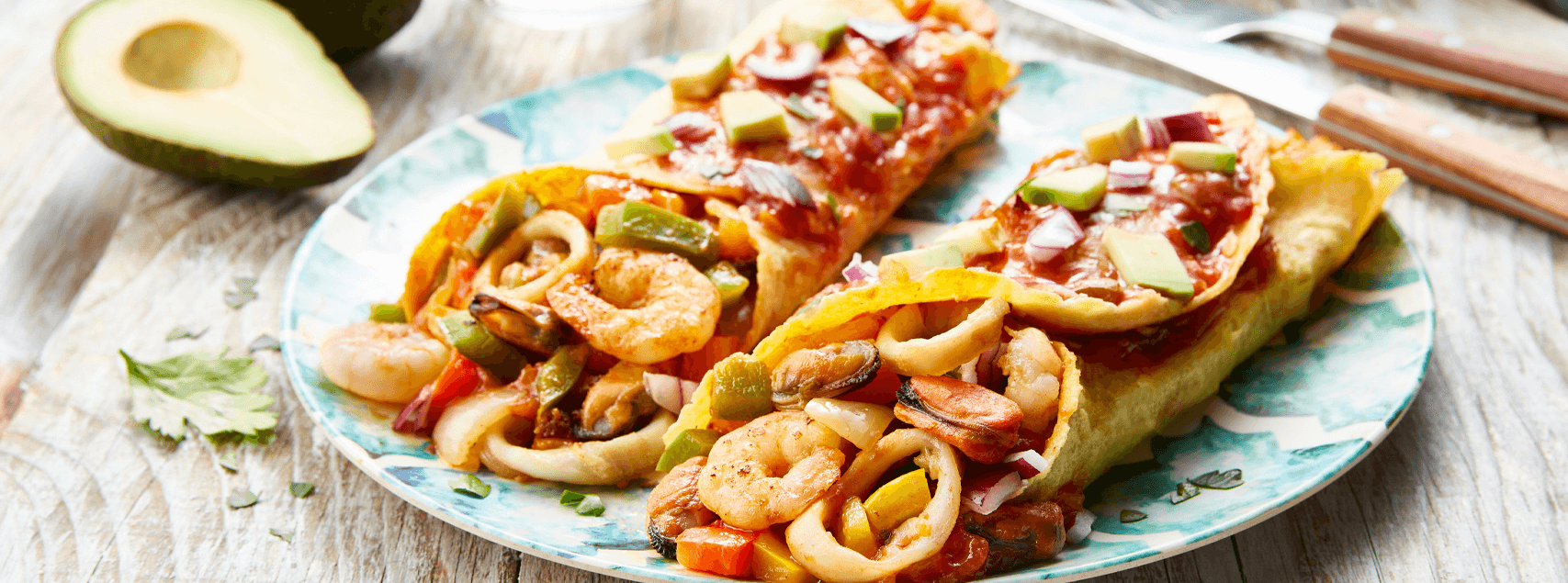 Frutti di Mare-Enchiladas
