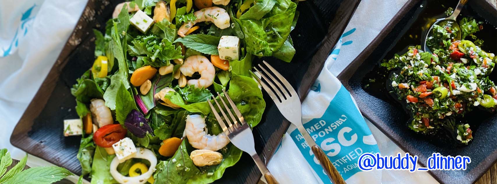 Seafood-Salat
